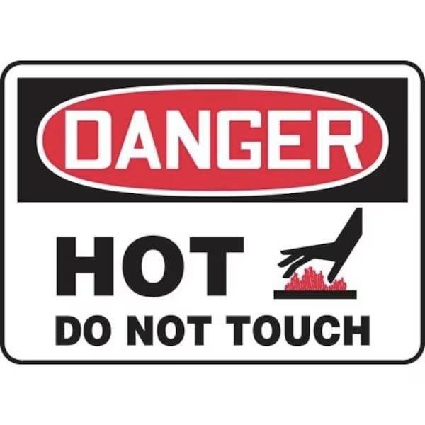 Accuform OSHA DANGER SAFETY SIGN HOT DO NOT MCHG036XT MCHG036XT - main